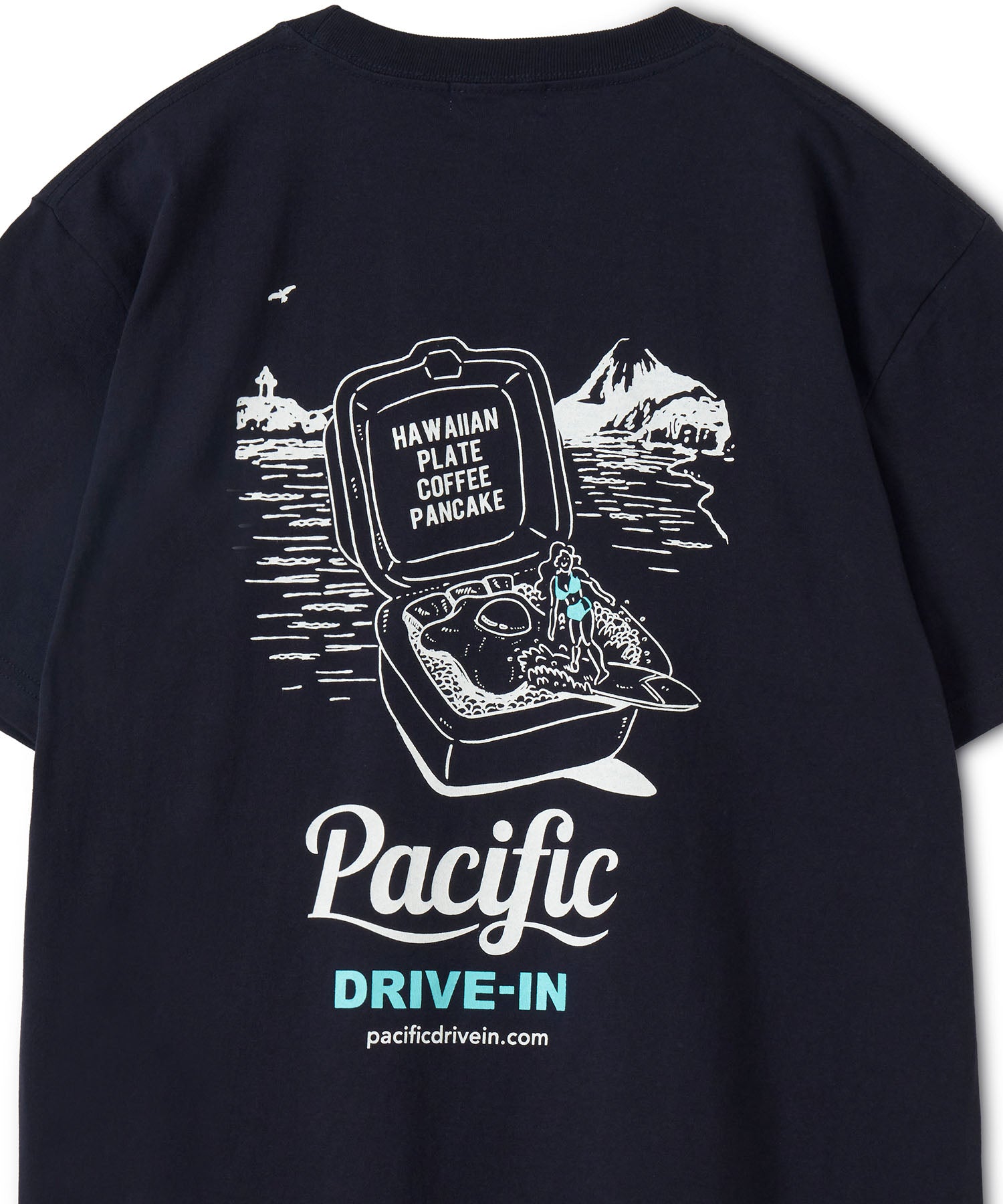 PDI HAWAIIAN PLATE S/S TEE NAVY