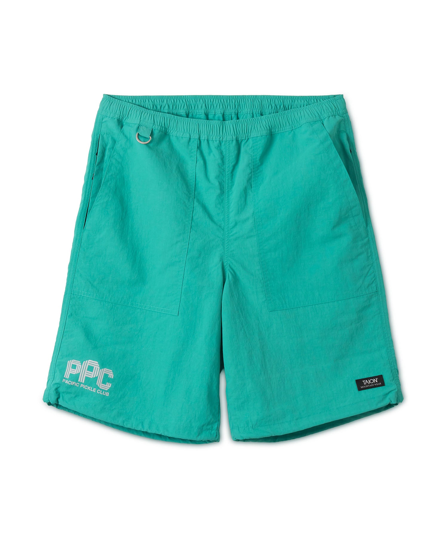 TAION × PPC NON DOWN MOUNTAIN W-POCKET SHORTS BLUE