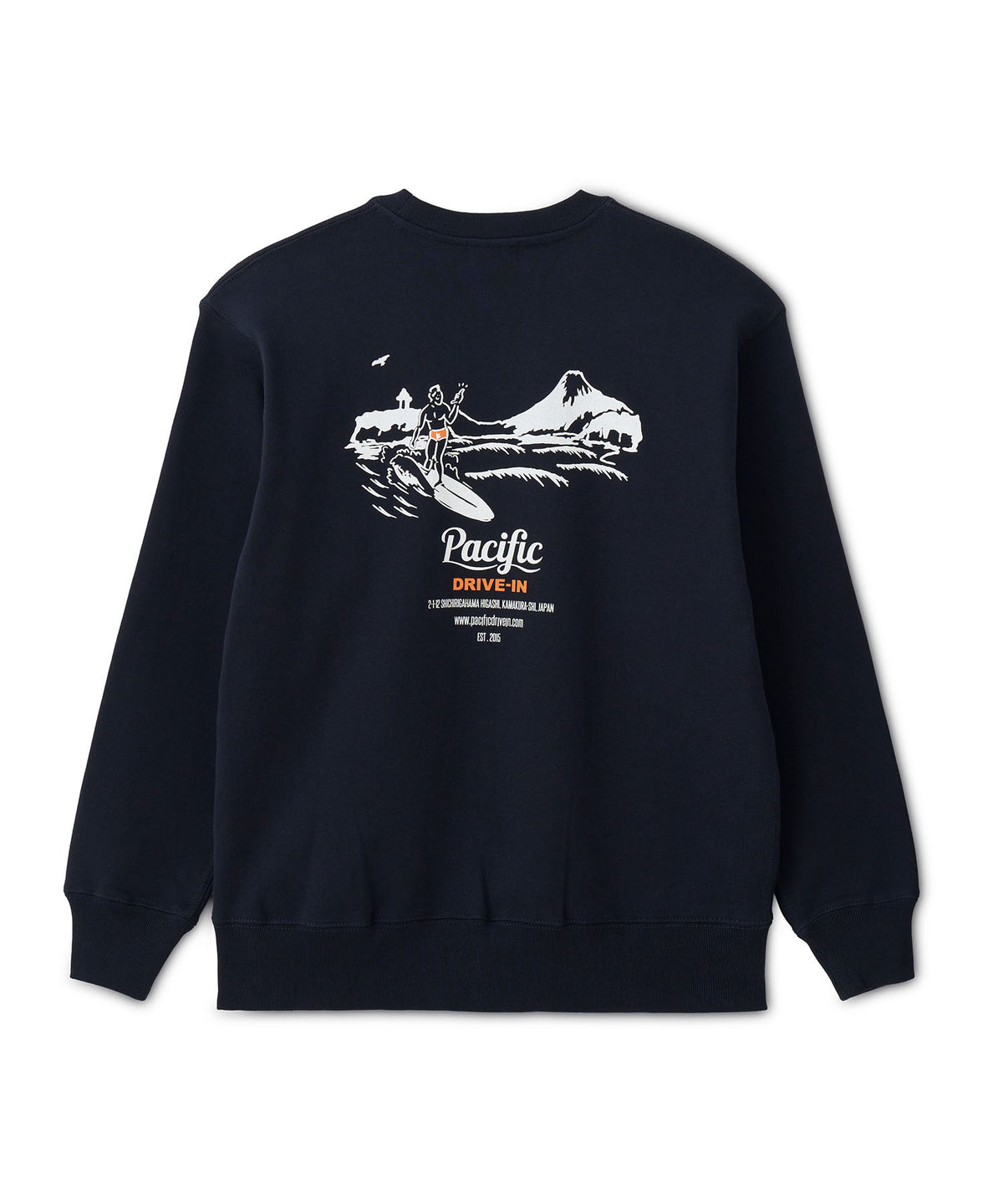PDI LOGO WAPPEN CREW-NECK SWEAT P/O