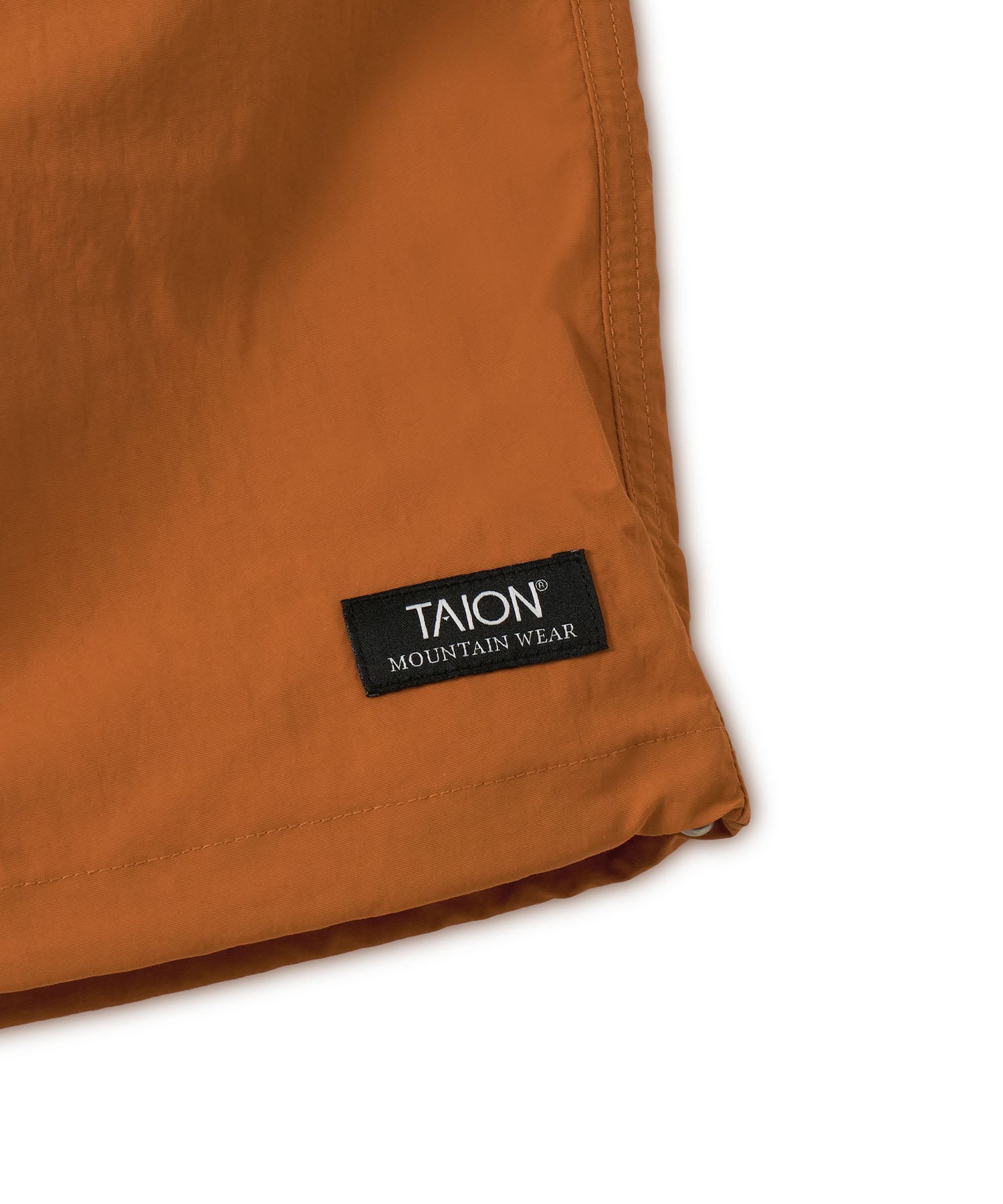TAION × PPC NON DOWN MOUNTAIN W-POCKET SHORTS BROWN