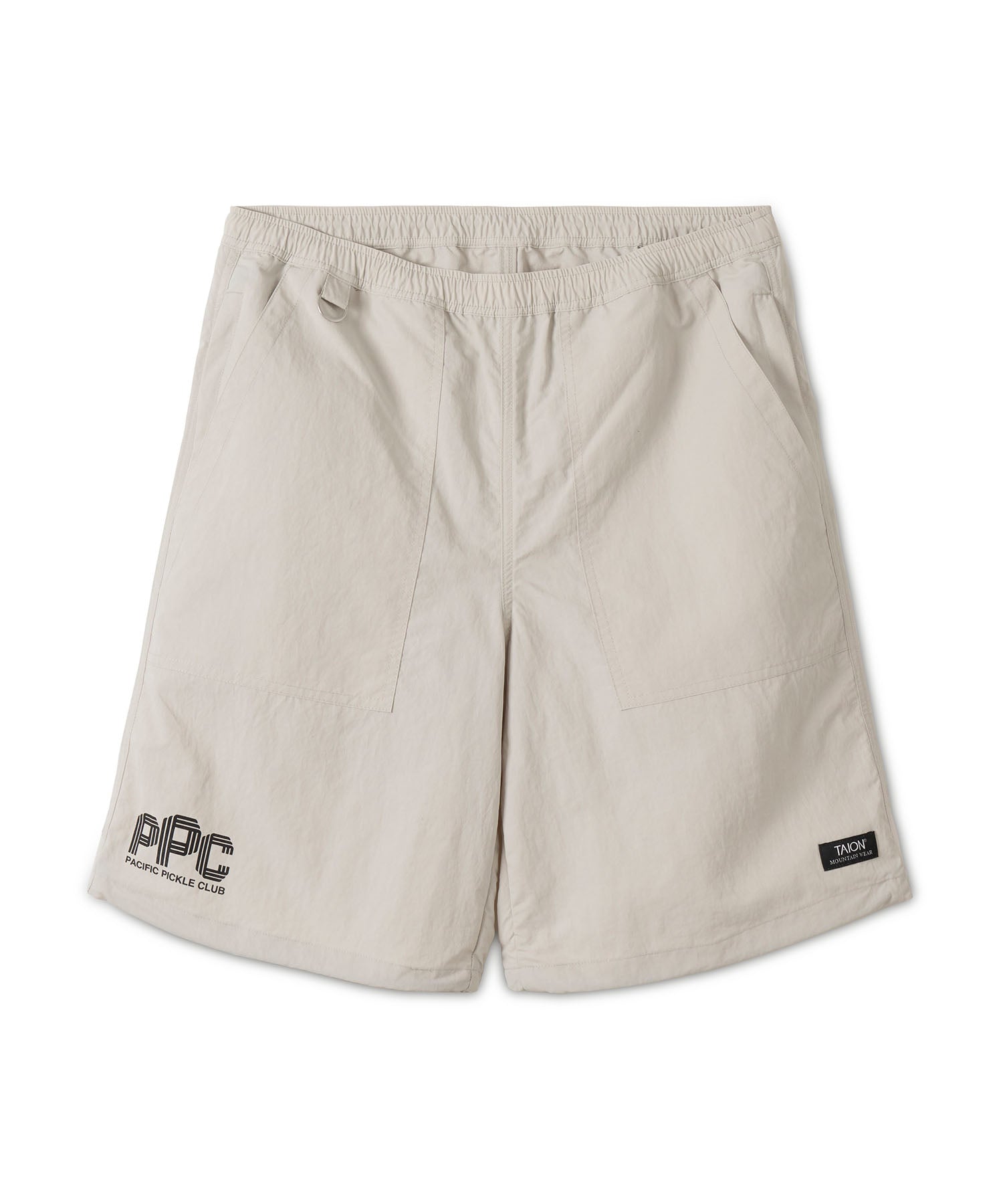 TAION × PPC NON DOWN MOUNTAIN W-POCKET SHORTS GRAY