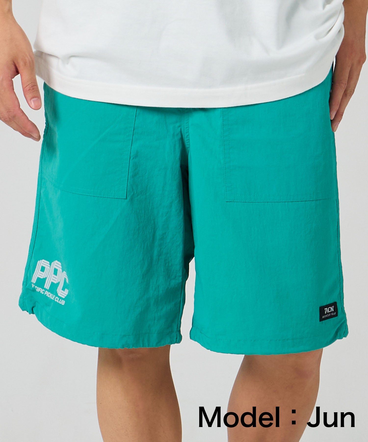 TAION × PPC NON DOWN MOUNTAIN W-POCKET SHORTS