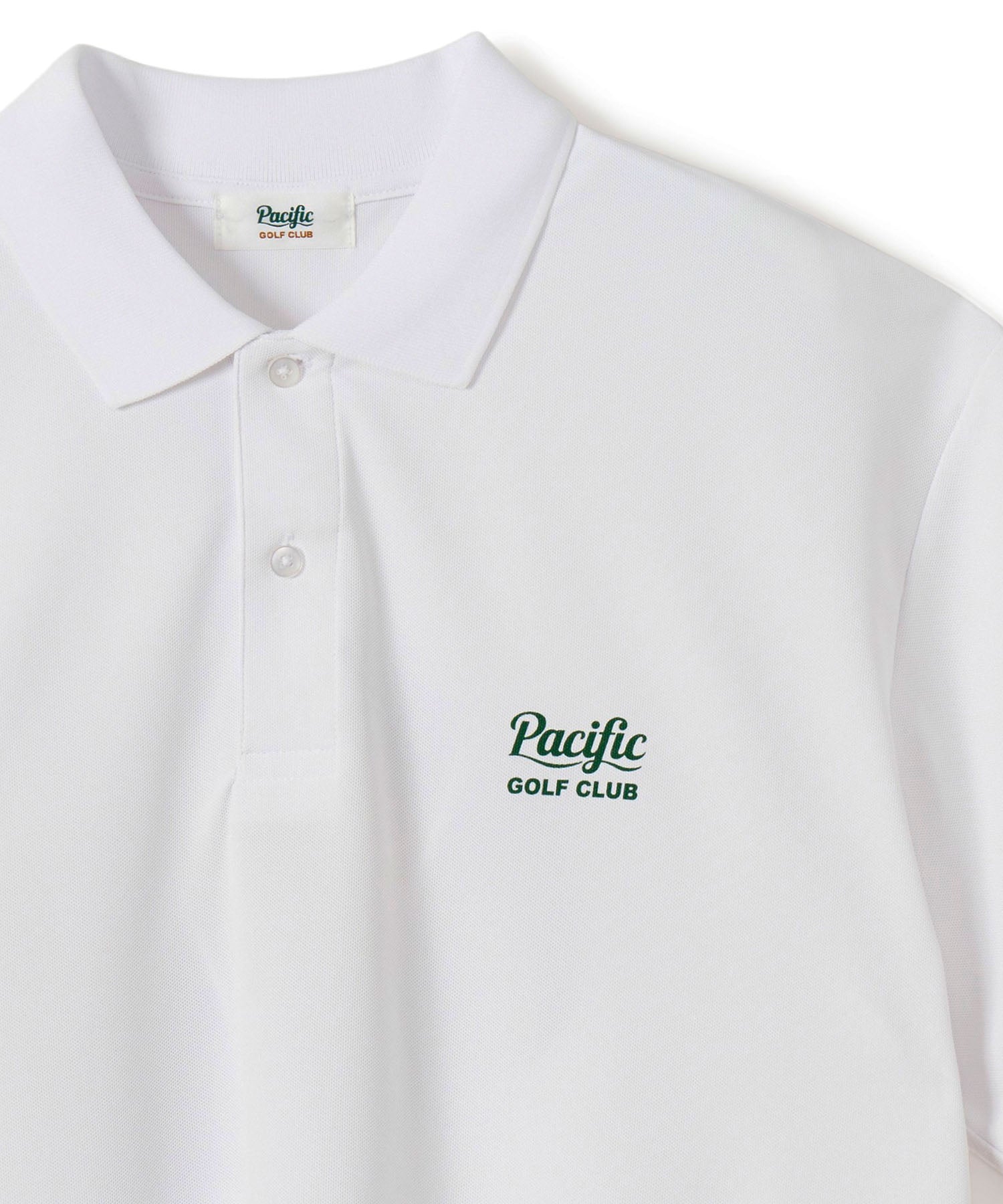 GOLF & HAMBURGER POLO WHITE