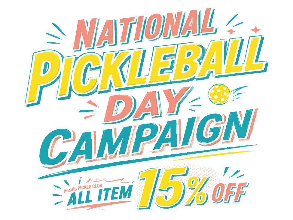 NATIONAL PICKLEBALL DAY CAMPAIGN  15% OFFのお知らせ