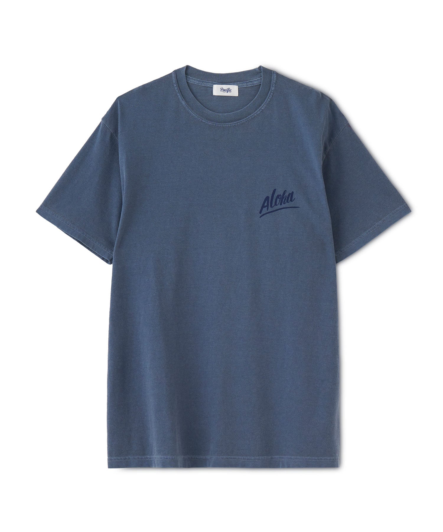 PDI ALOHA & SCRIPT LOGO T-SHIRT(PIGMENT DYED)