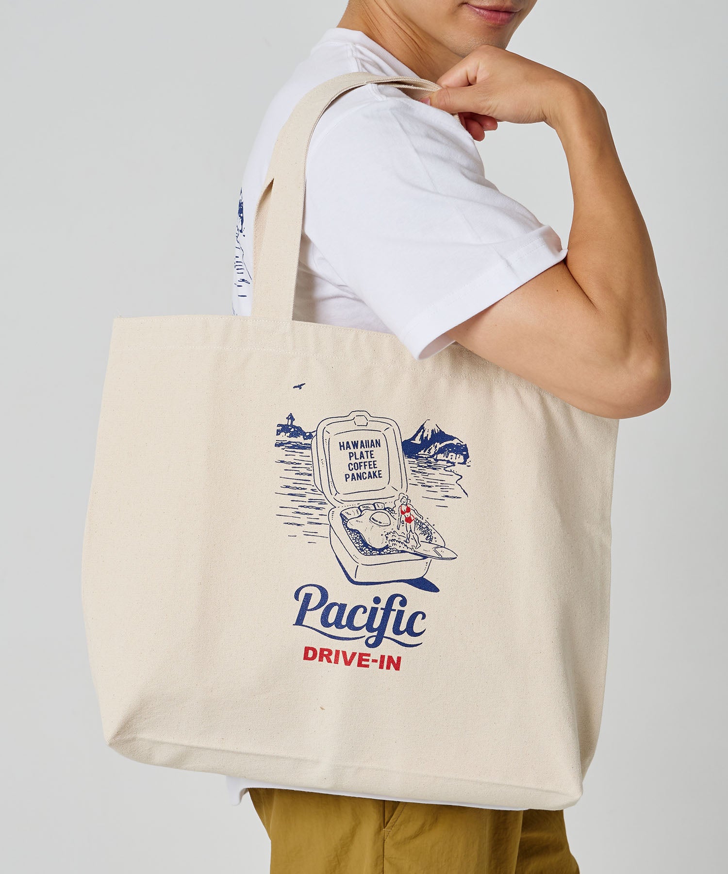 PDI HAWAIIAN PLATE TOTE BAG