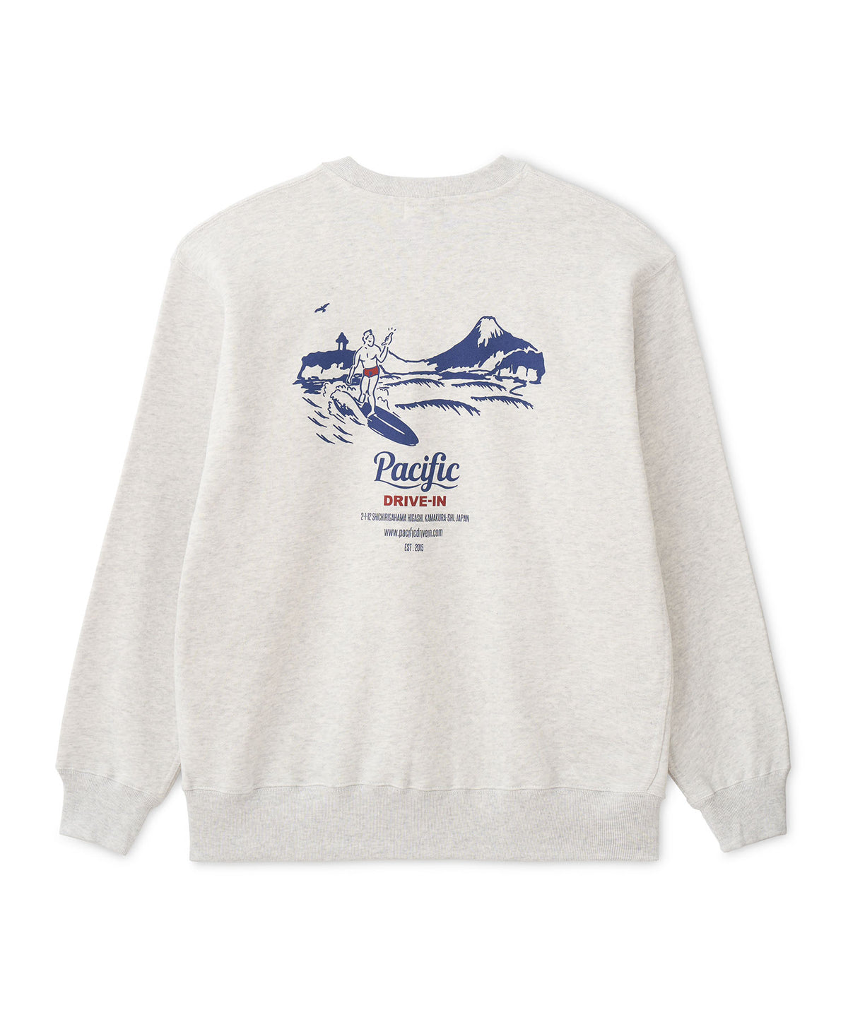 PDI LOGO WAPPEN CREW-NECK SWEAT P/O