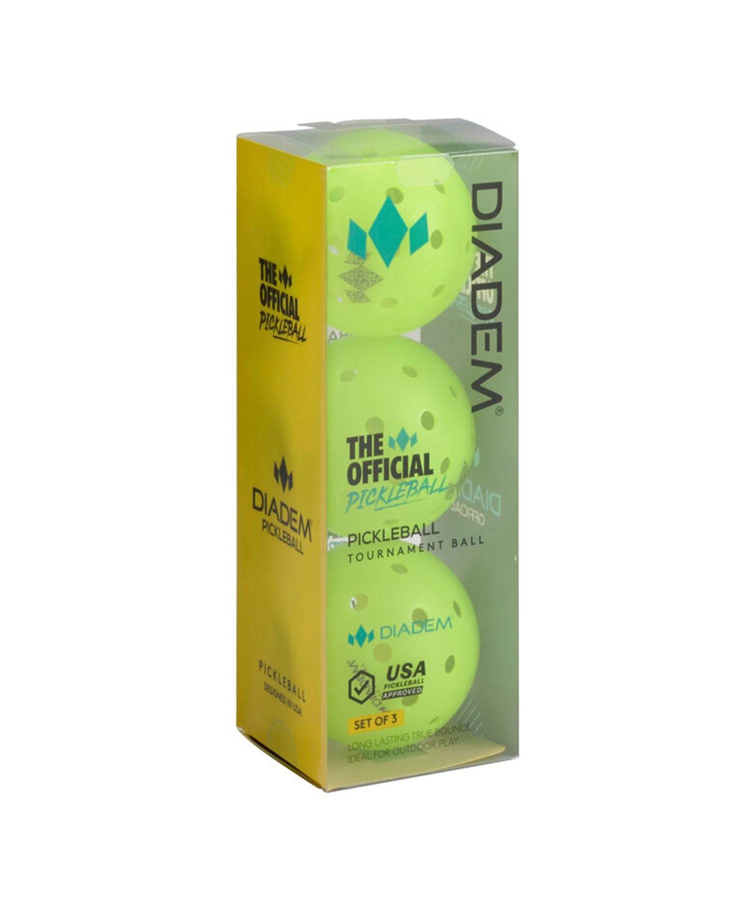 DIADEM THE OFFICIAL PICKLE BALL 3PK