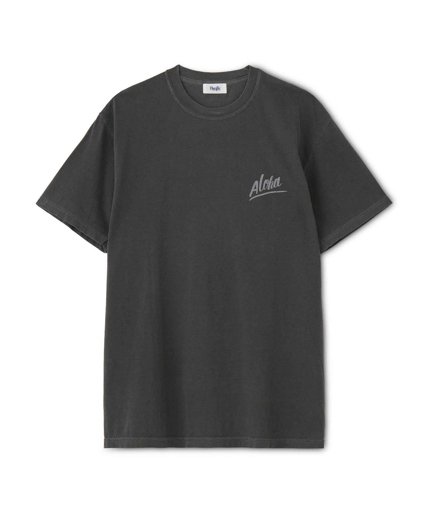 PDI ALOHA & SCRIPT LOGO T-SHIRT(PIGMENT DYED)
