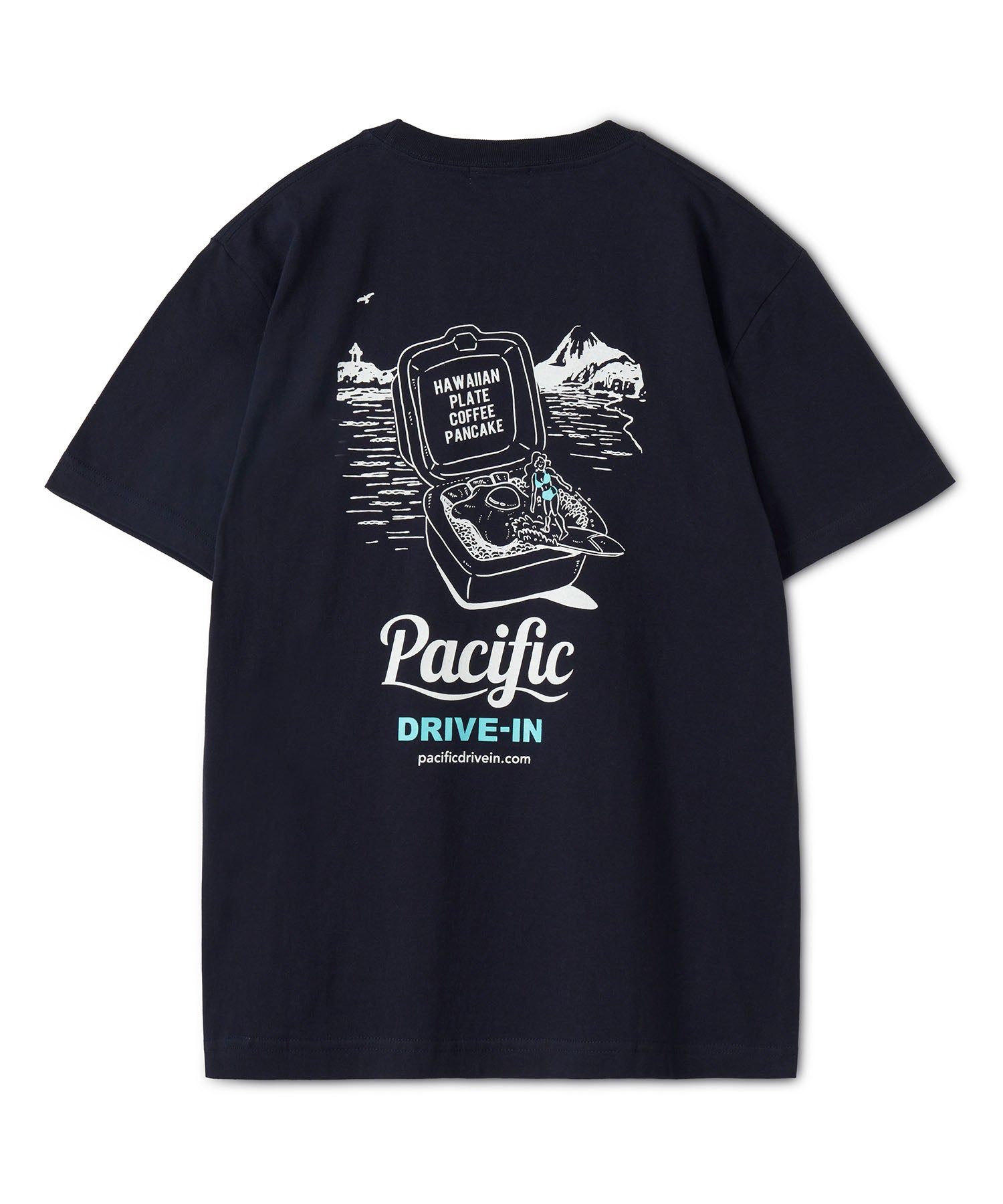 PDI HAWAIIAN PLATE S/S TEE NAVY