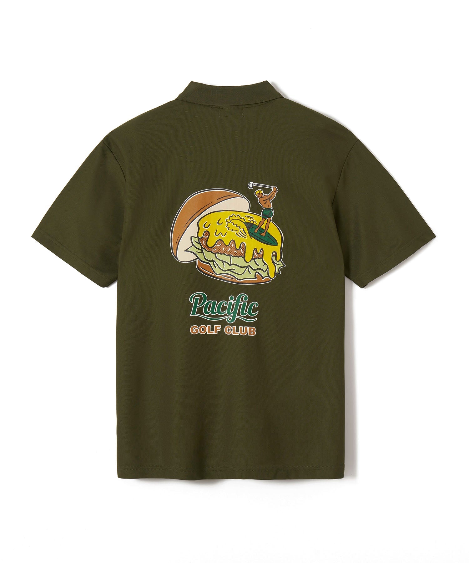 GOLF & HAMBURGER POLO OLIVE