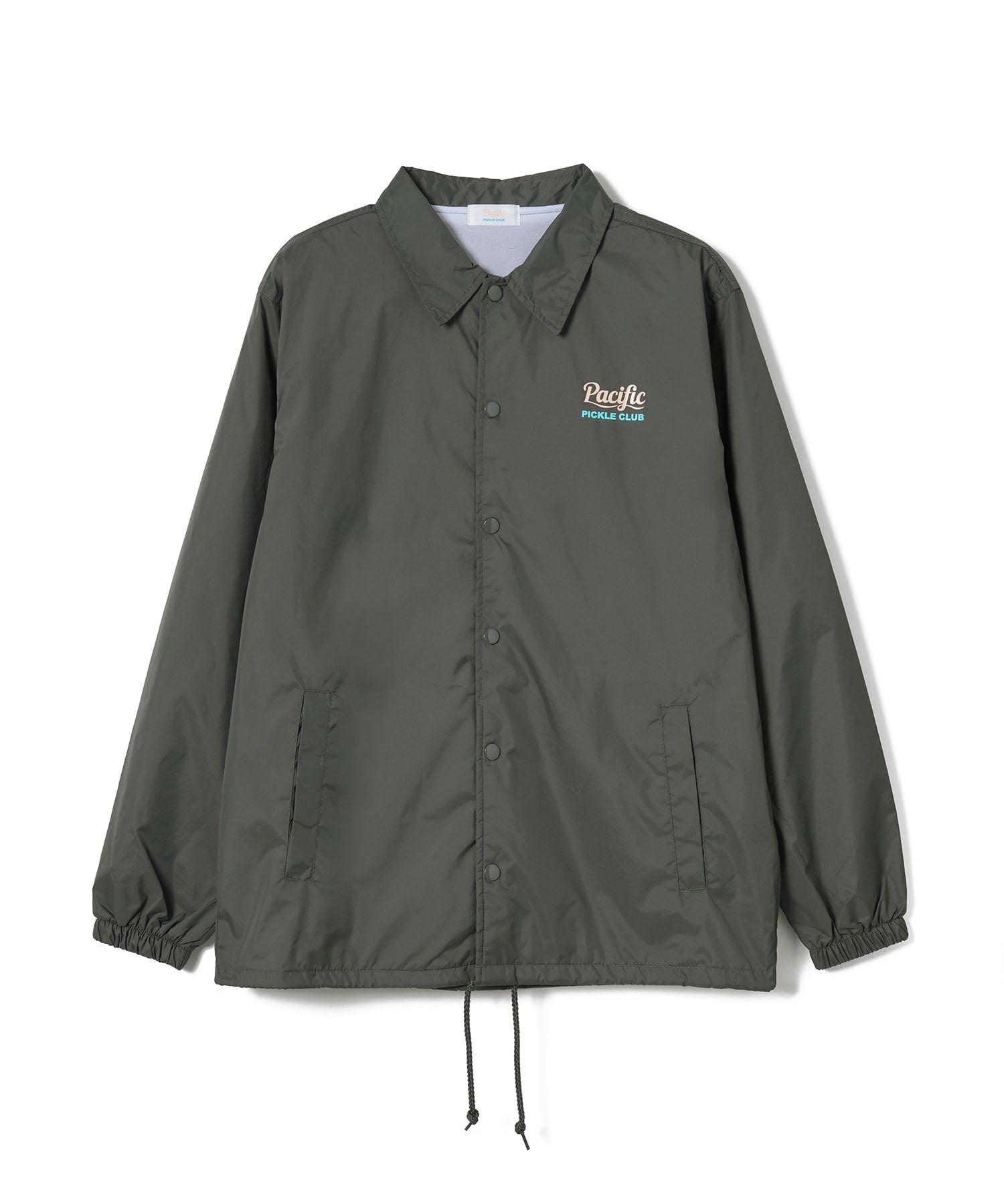 PPC COLLEGE LOGO COACH JACKET GRAY